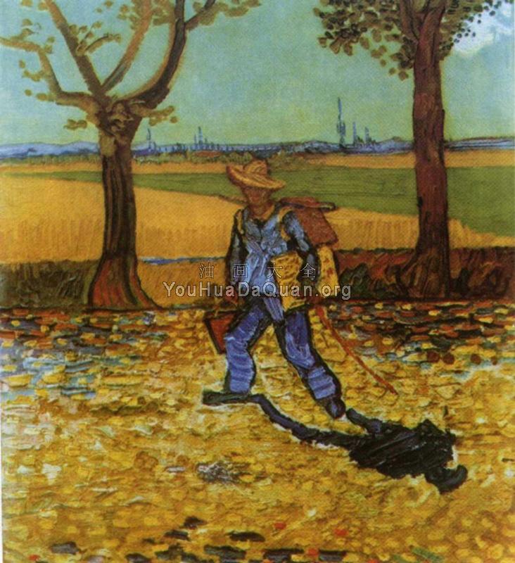 画家正在上班的路上 - 文森特·威廉·梵高